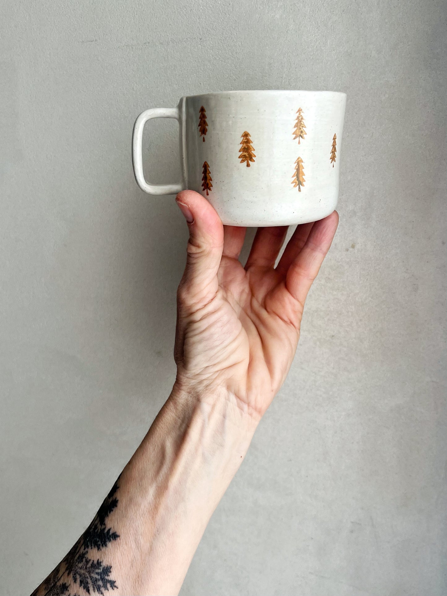 Cups "Tulips & Pines"