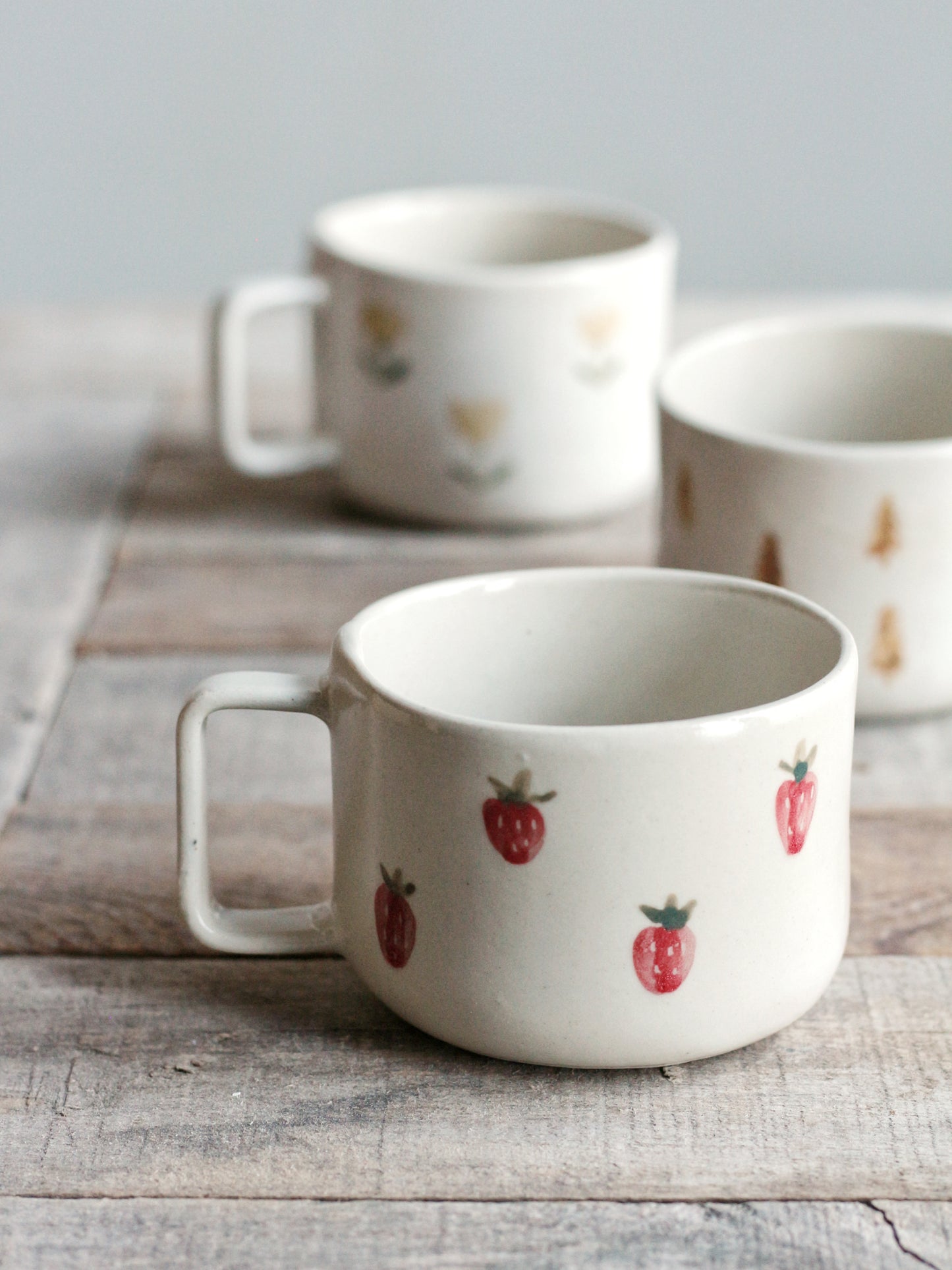 Cups "Tulips & Pines"