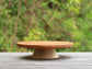 alzata per torte in legno di ciliegio ed acero, wooden cakestand, fatto a mano, handmade by Giovelab